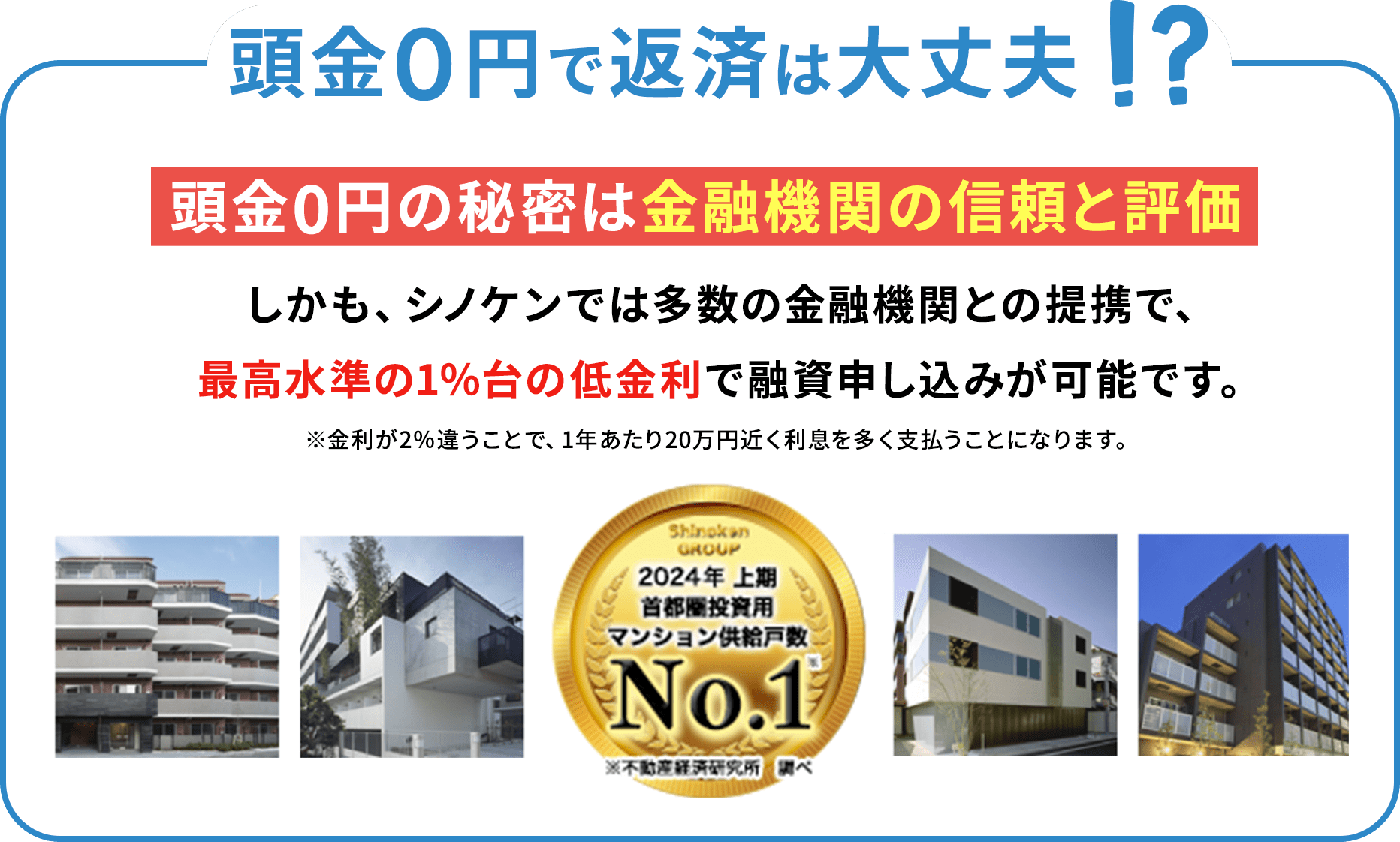 頭金0円で返済は大丈夫！？頭金0円の秘密は金融機関の信頼と評価