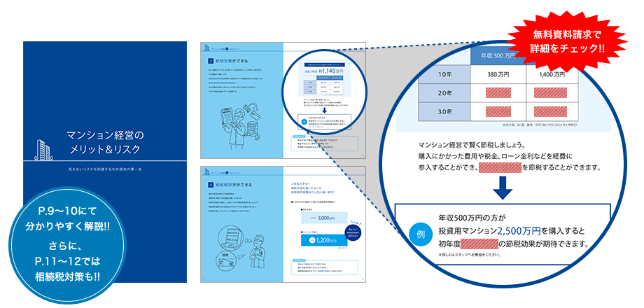 無料資料請求で詳細をチェック！！