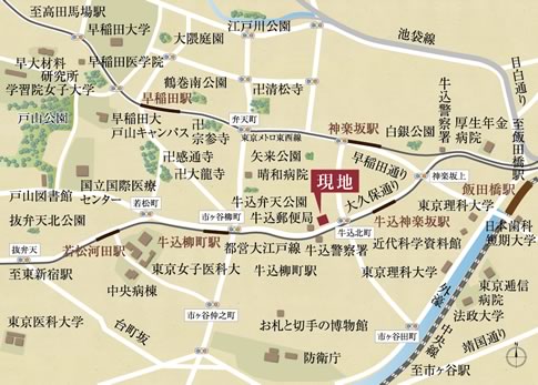 神楽坂マンション:東京:住まい用物件